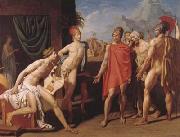 Jean Auguste Dominique Ingres Achilles Receives the Envoys of Agamemnon (mk04) USA oil painting artist